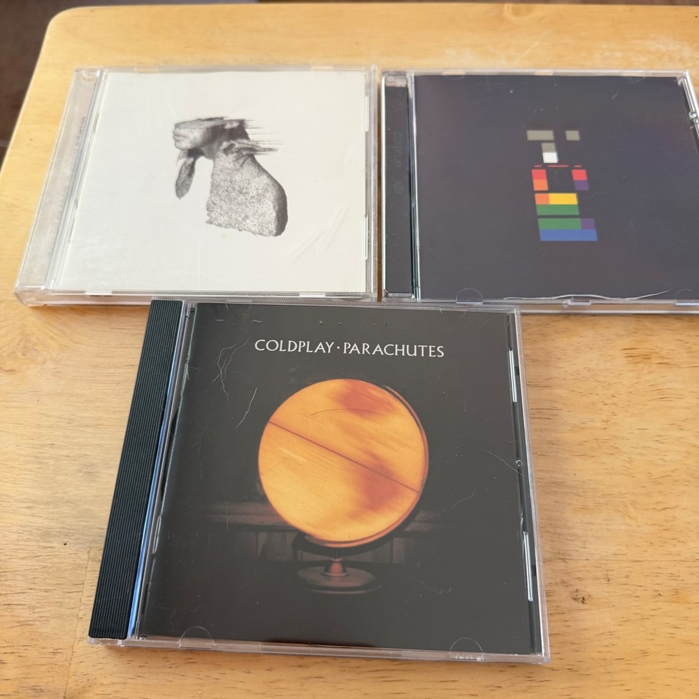 Coldplay CD Lot 3 Albums Parachutes A Rush of Blood to the Head X&Y Capitol